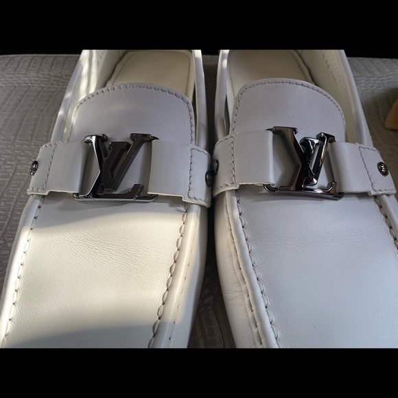Louis Vuitton Other - Louis Vuitton Monte Carlo moccasin white leather